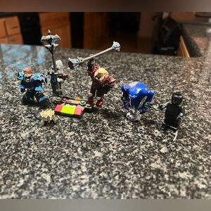 Lego guys. Super fun to create Lego masterpieces. Includes the guys you see.